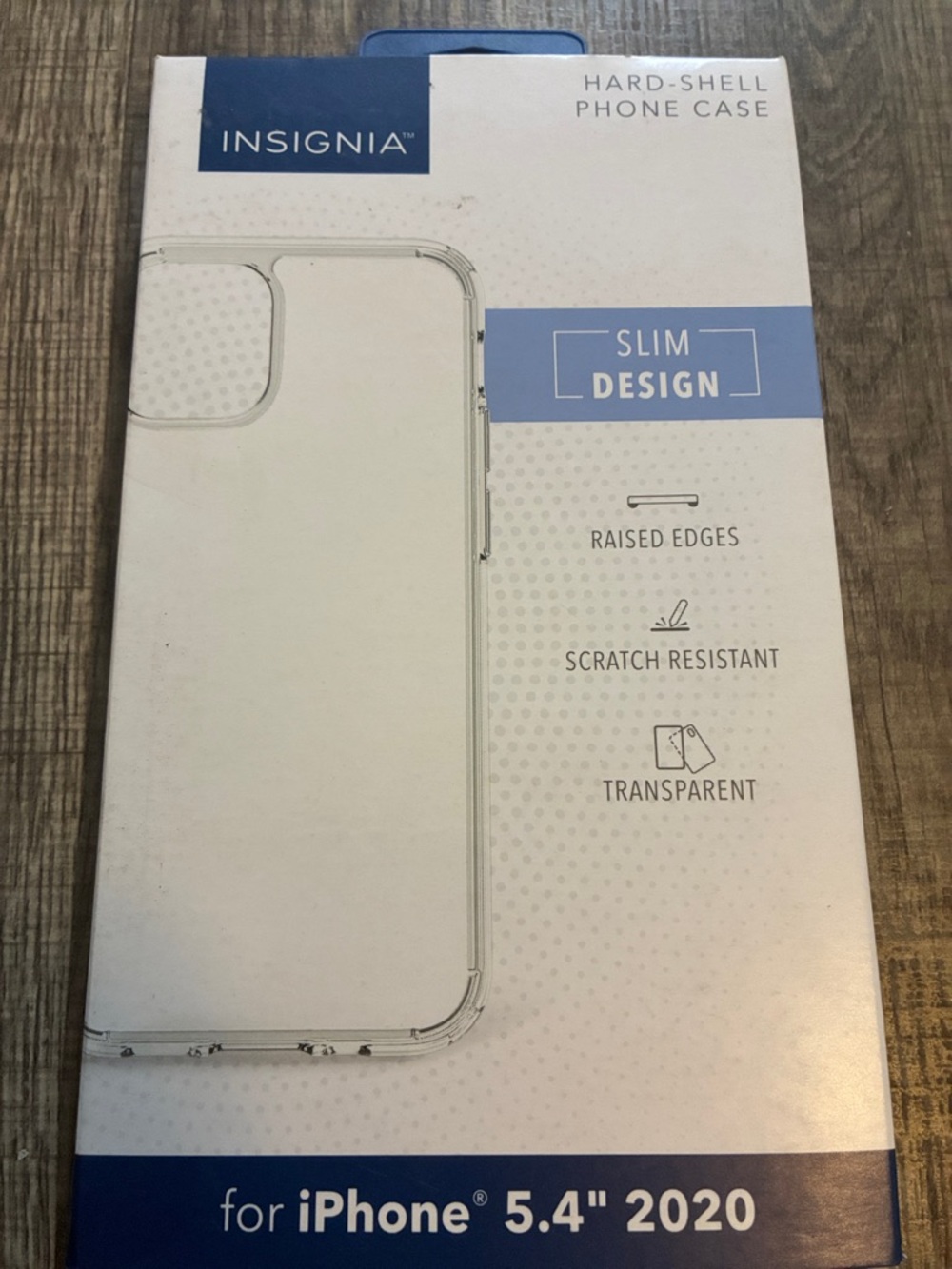 Insignia Transparent Hard-Shell Phone Case for iPhone 5.4" (2020) - Clear